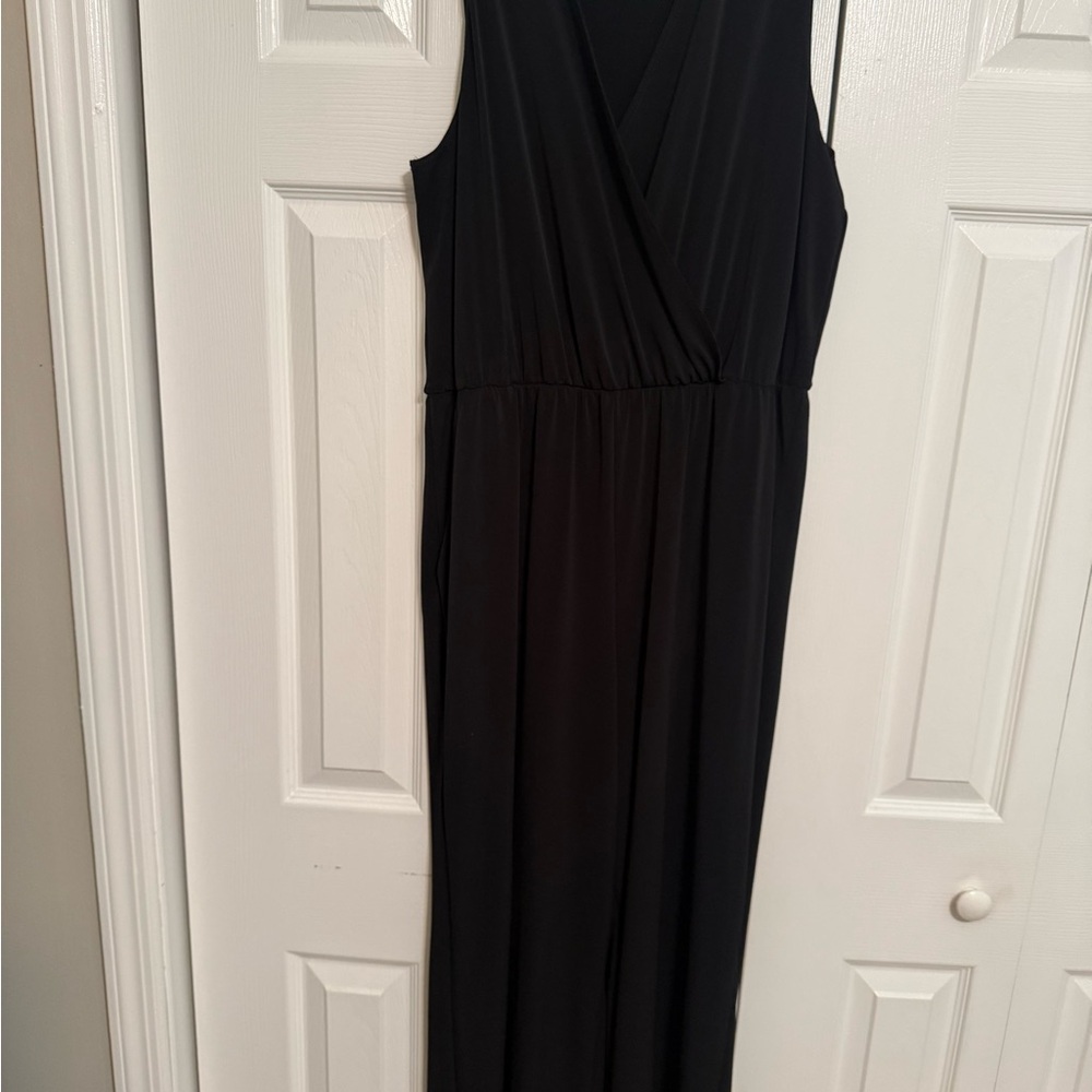 NY Collection Black Jumpsuit